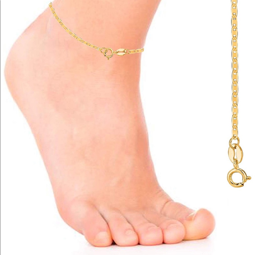 Solid Gold Anklet